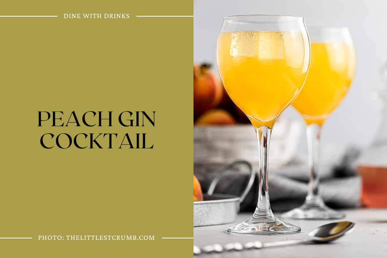 Peach Gin Cocktail