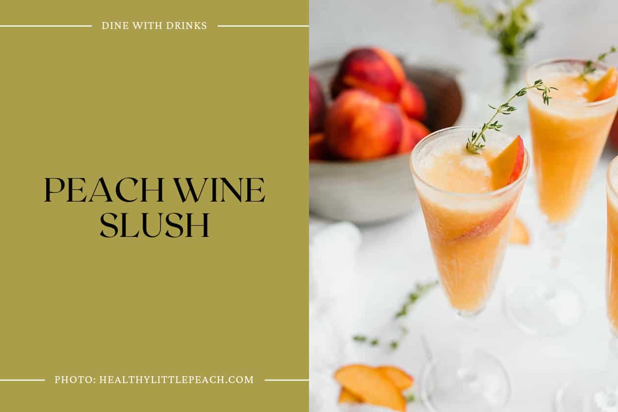 Peach Wine Slush