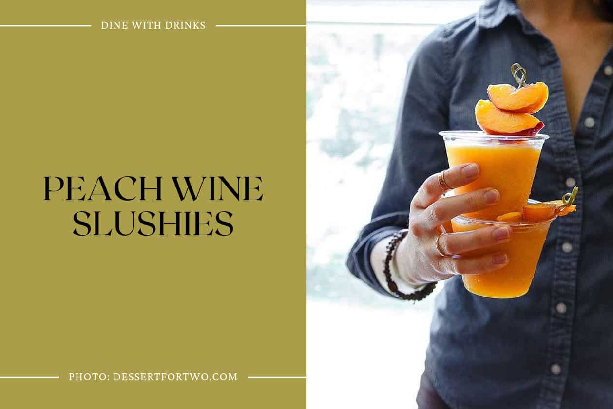 Peach Wine Slushies