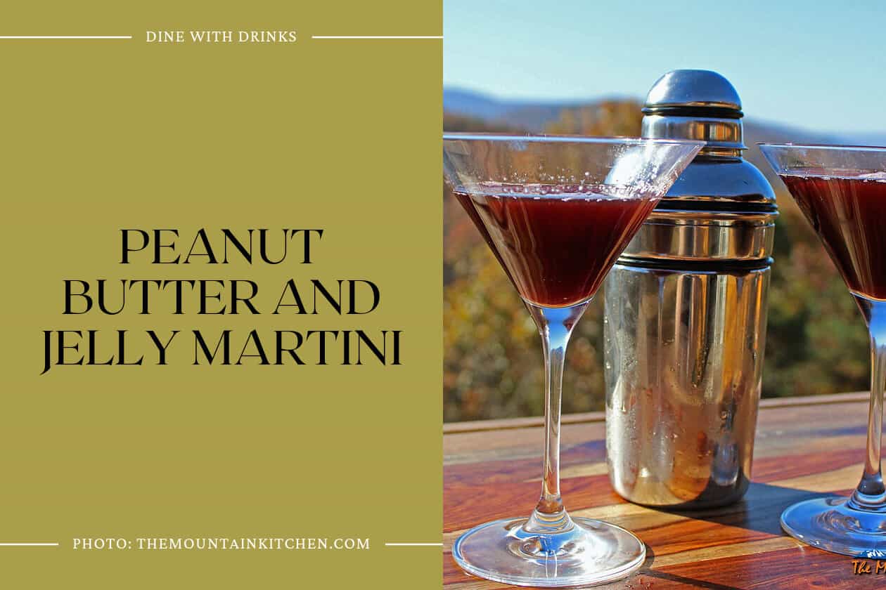 Peanut Butter And Jelly Martini