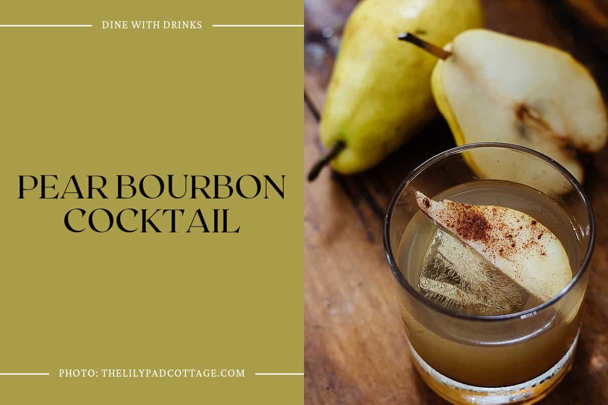 Pear Bourbon Cocktail
