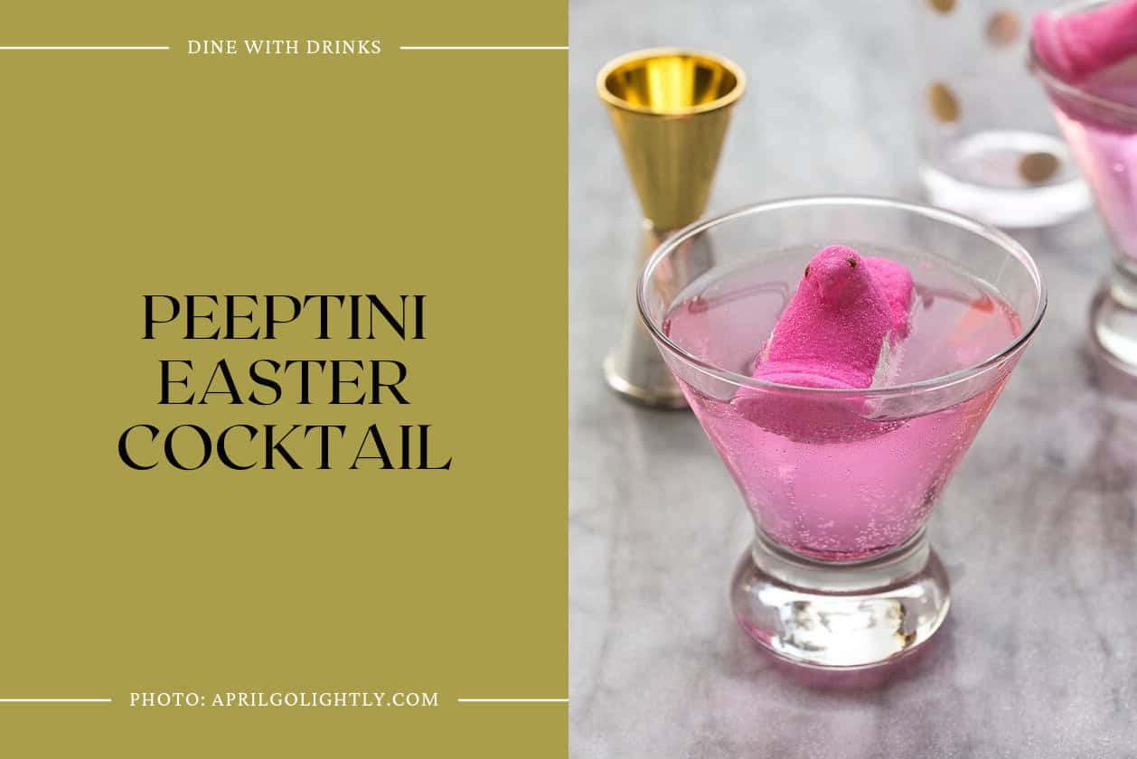 Peeptini Easter Cocktail