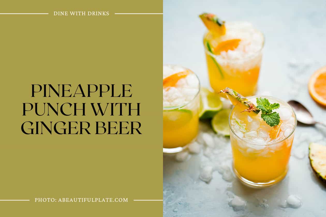 Pineapple Punch With Ginger Beer