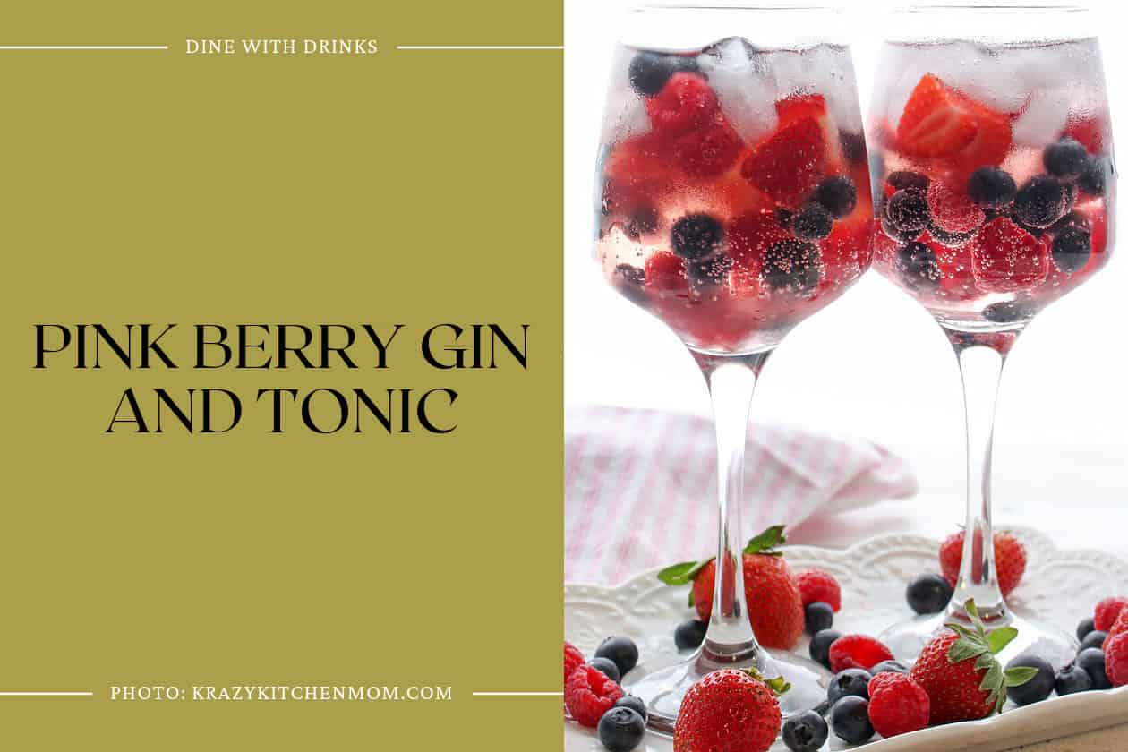 Pink Berry Gin And Tonic