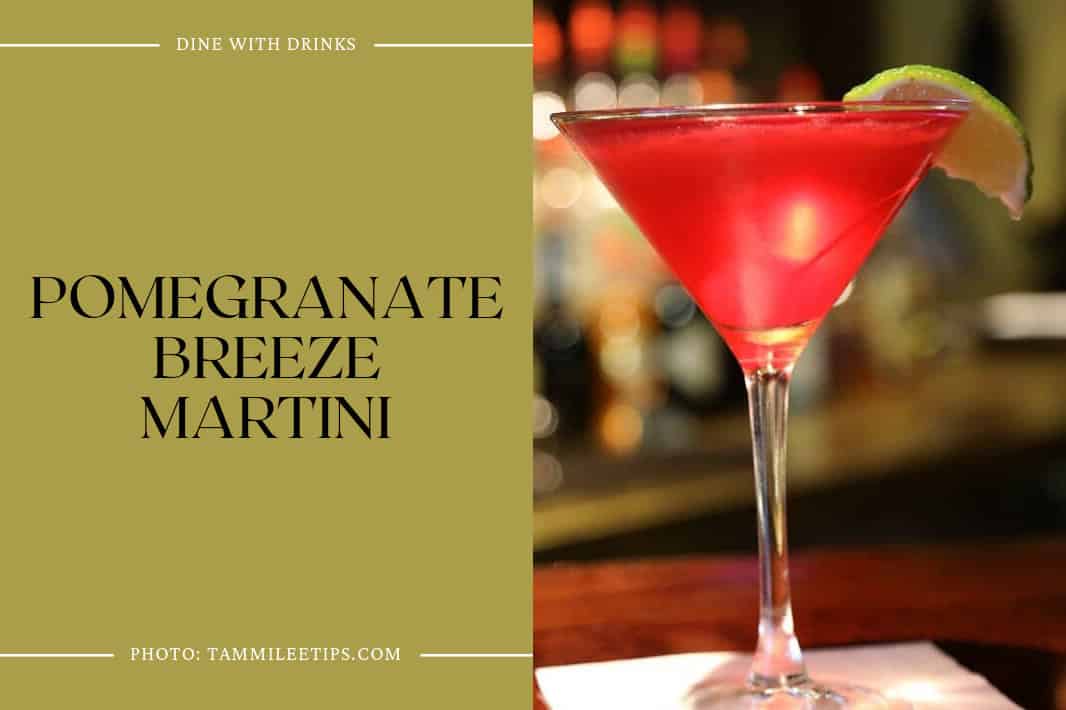 Pomegranate Breeze Martini