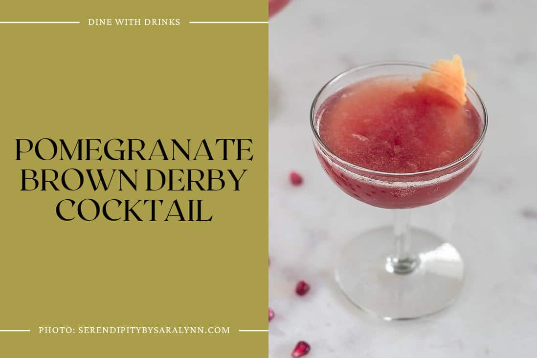 Pomegranate Brown Derby Cocktail