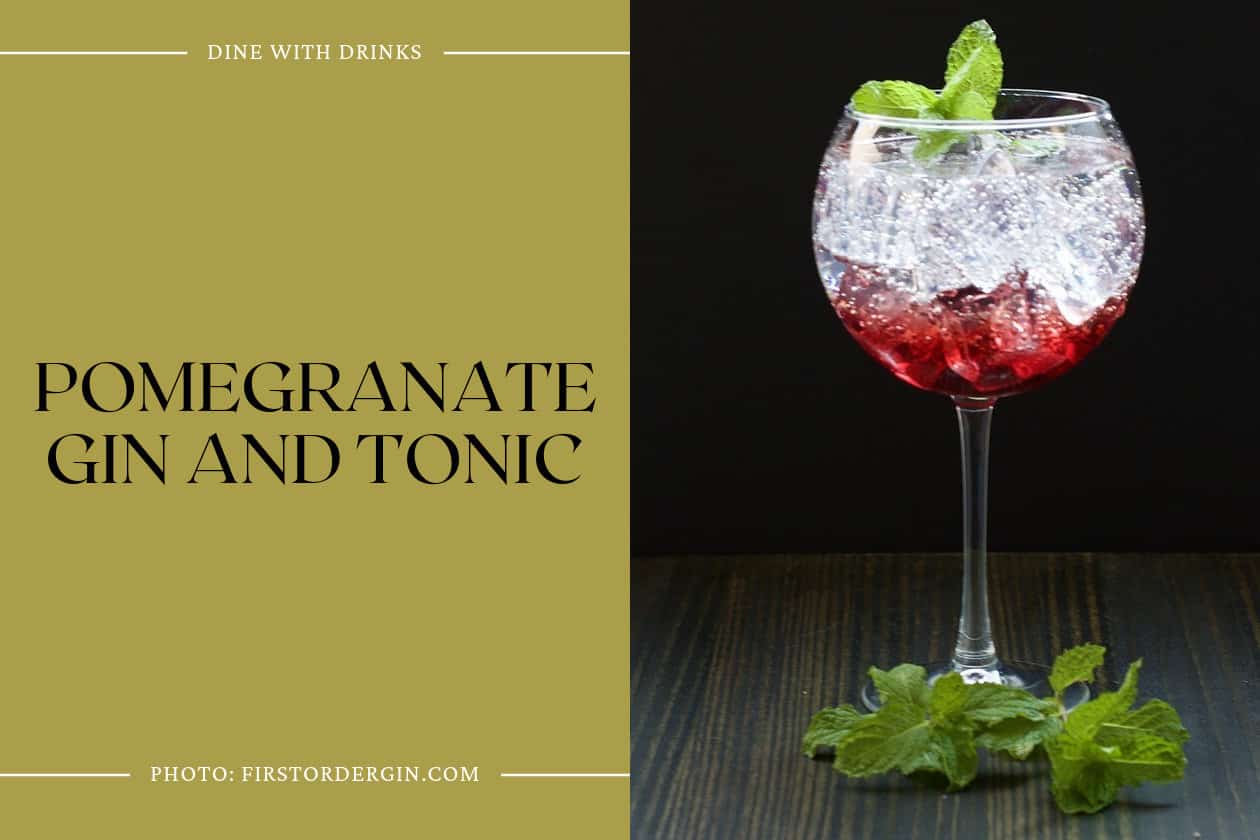 Pomegranate Gin And Tonic