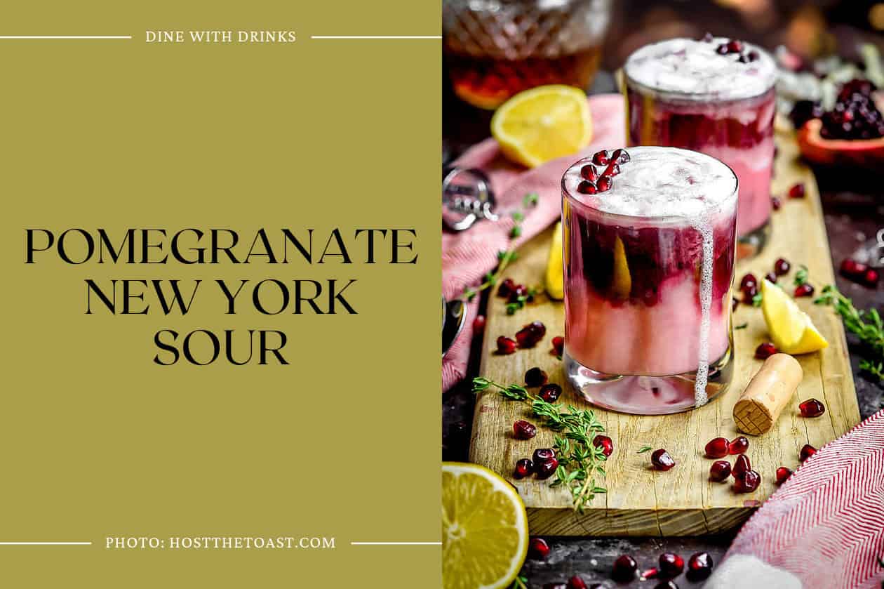 Pomegranate New York Sour