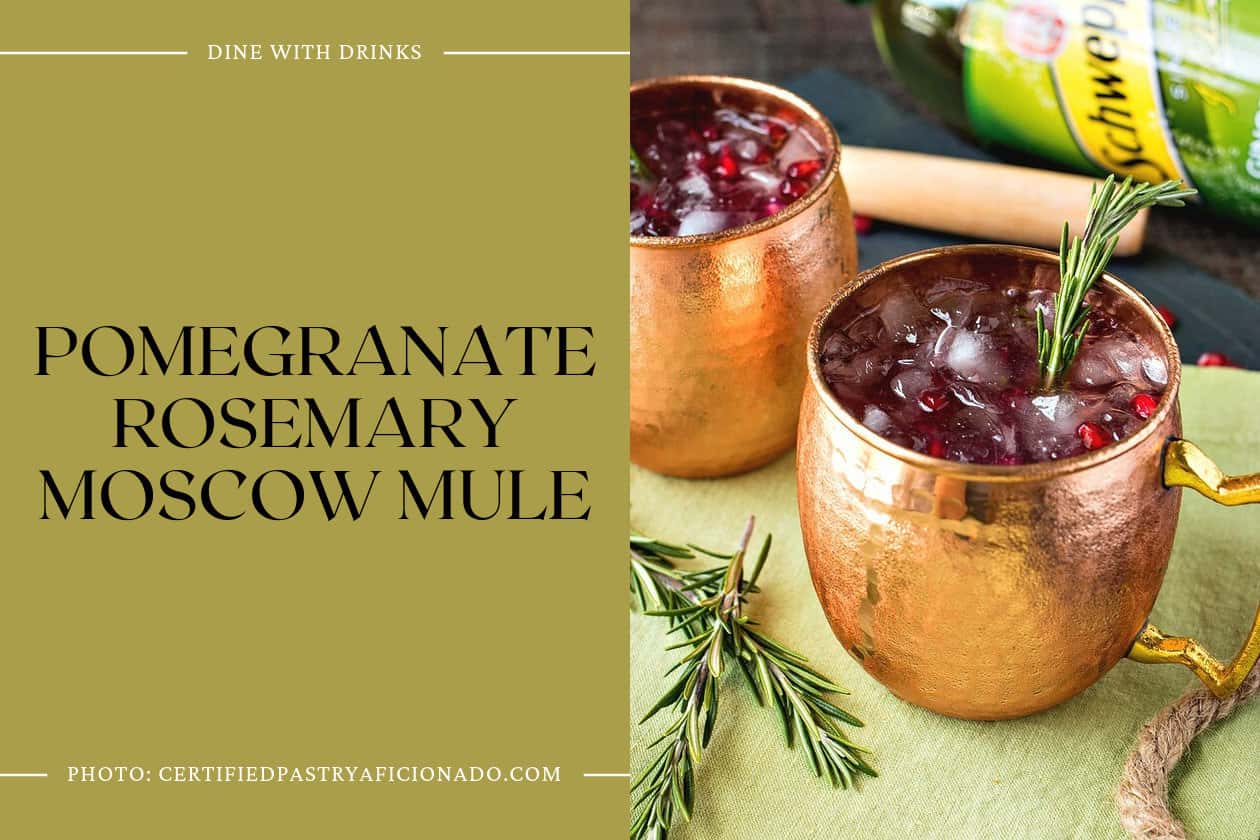 Pomegranate Rosemary Moscow Mule