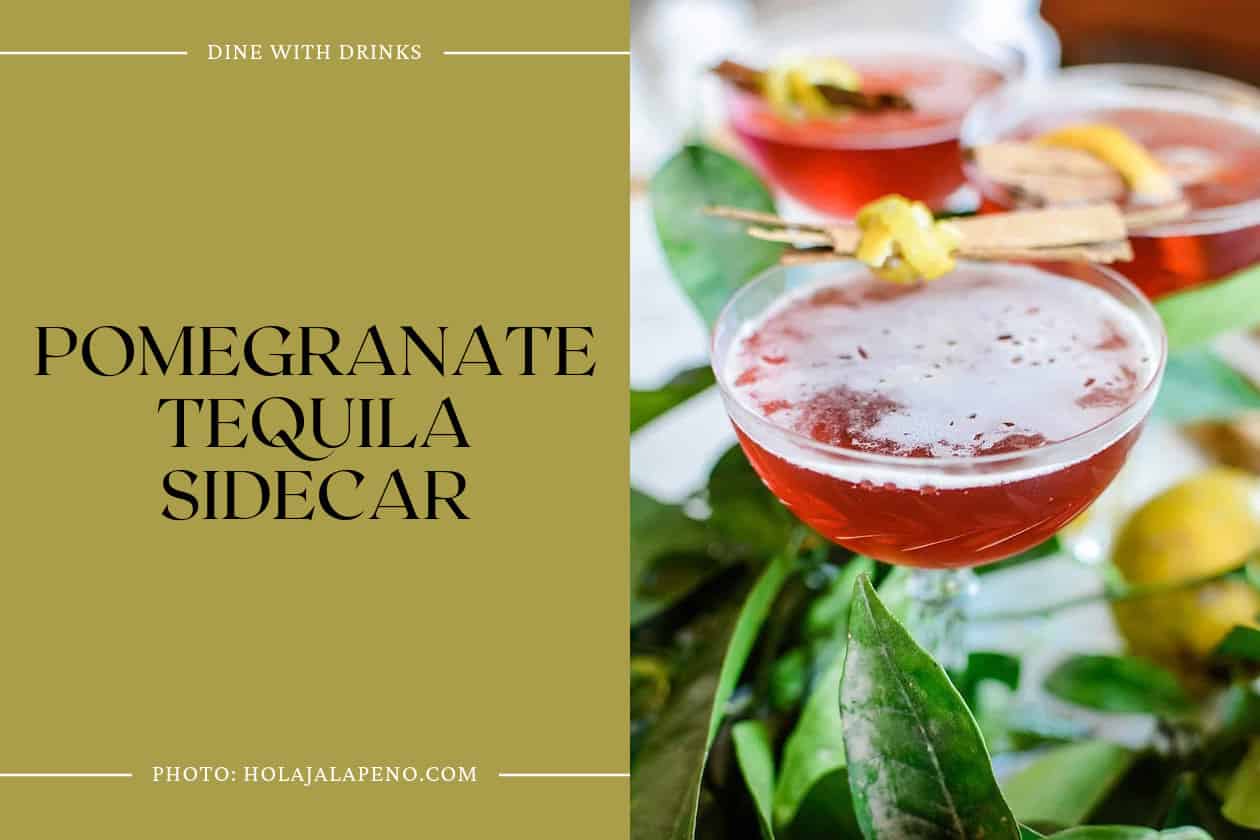 Pomegranate Tequila Sidecar