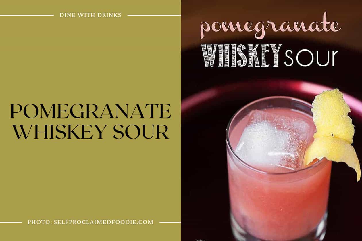 Pomegranate Whiskey Sour