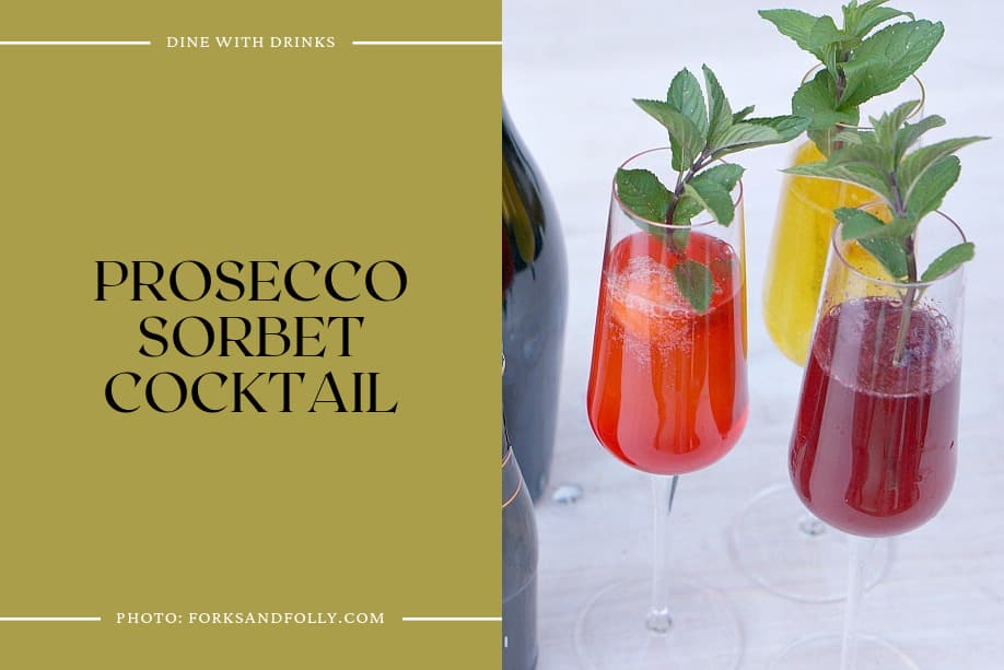 Prosecco Sorbet Cocktail