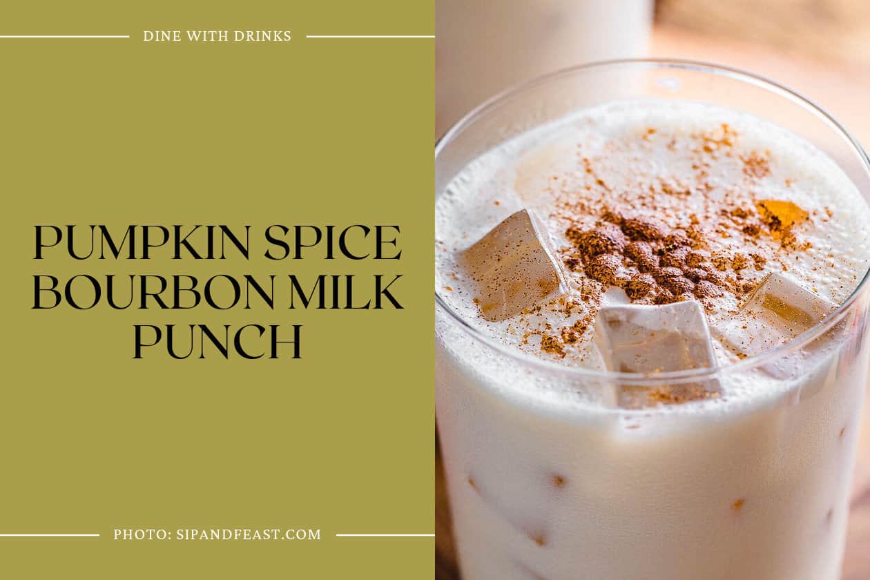 Pumpkin Spice Bourbon Milk Punch