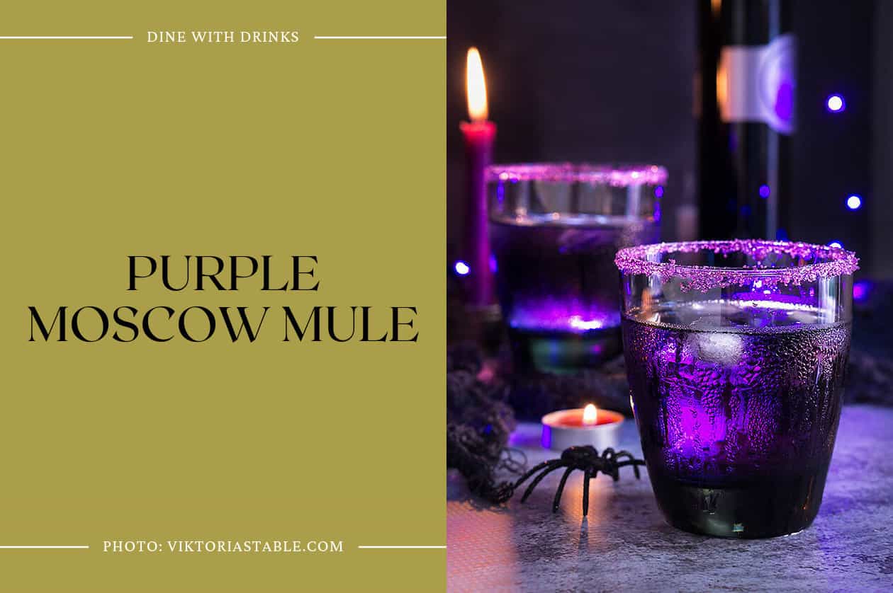 Purple Moscow Mule