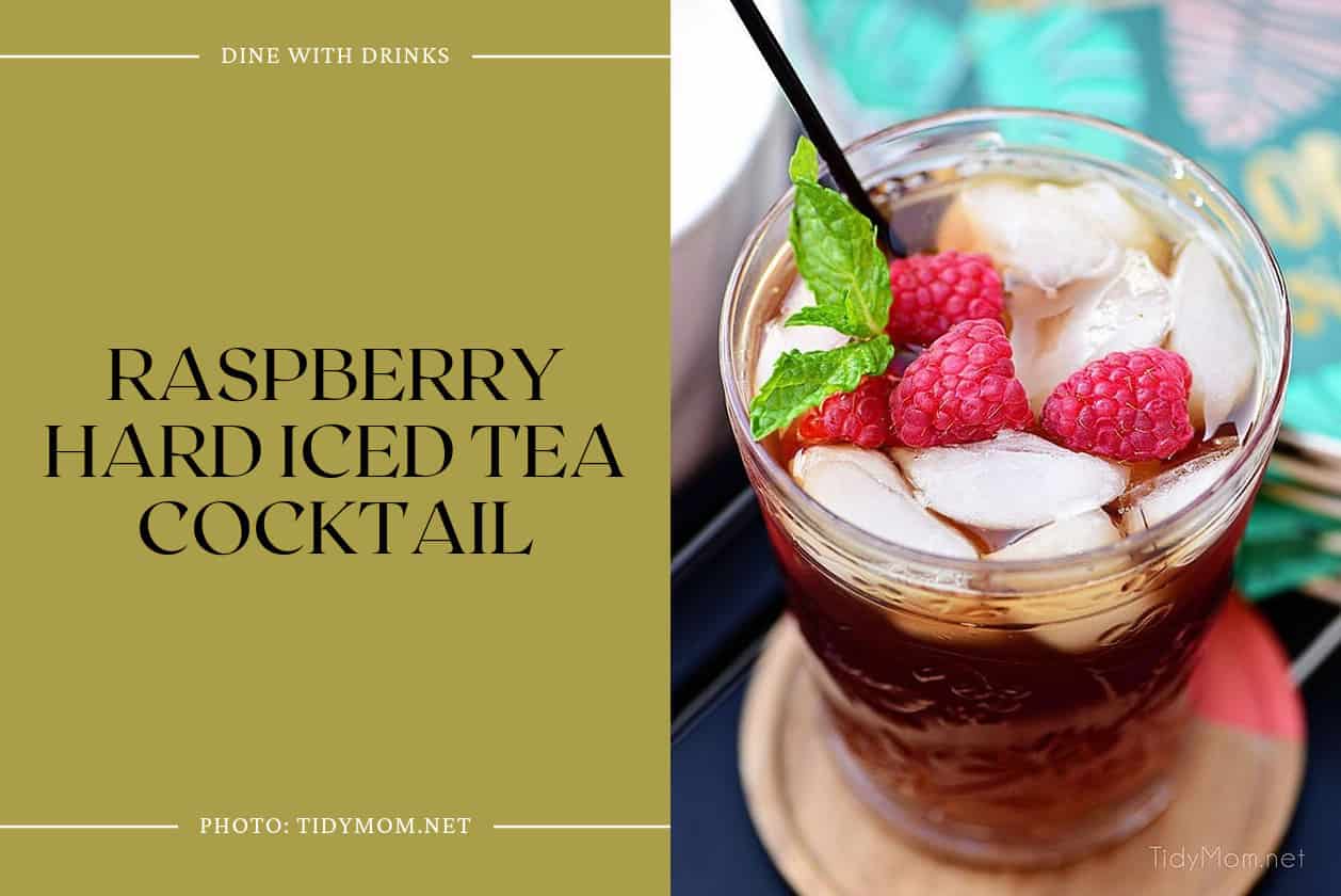 Raspberry Hard Iced Tea Cocktail