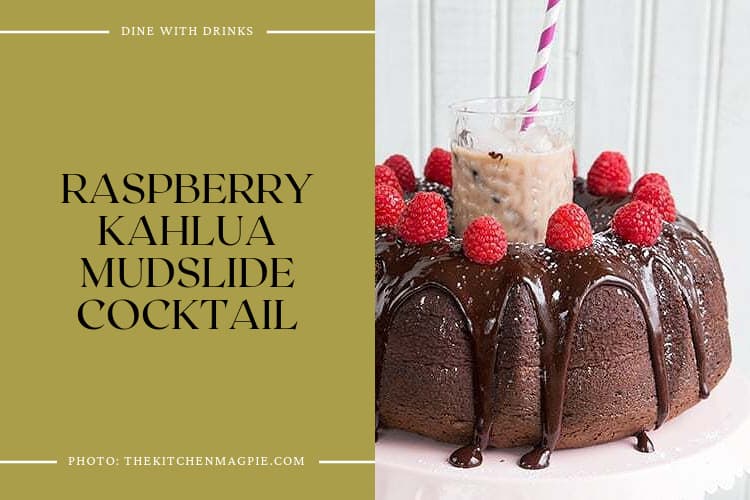 Raspberry Kahlua Mudslide Cocktail
