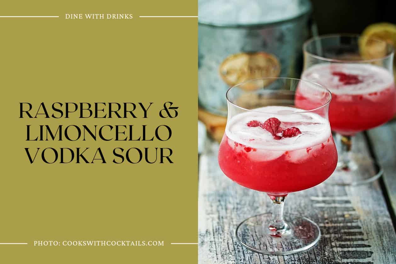 Raspberry & Limoncello Vodka Sour