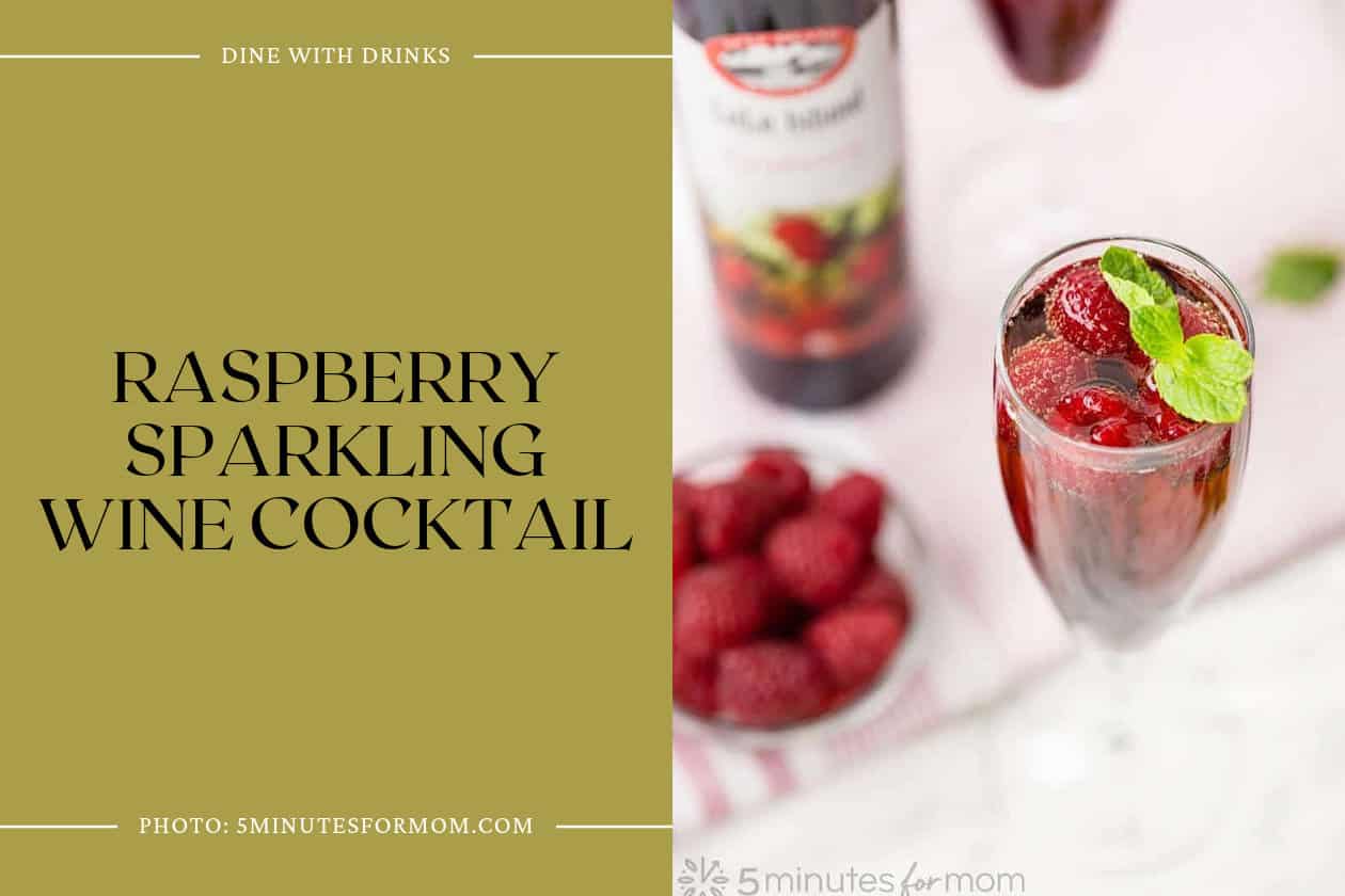 Raspberry Sparkling Wine Cocktail