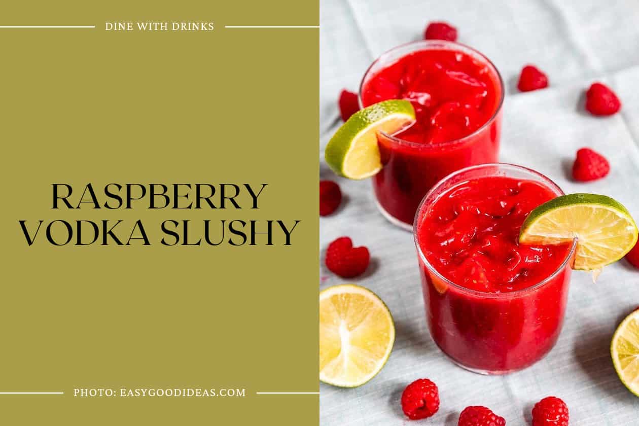 Raspberry Vodka Slushy