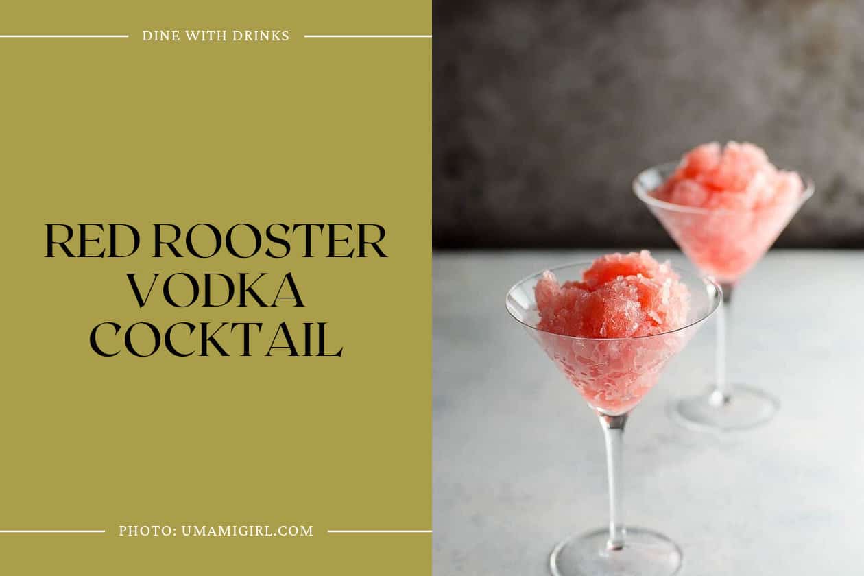 Red Rooster Vodka Cocktail