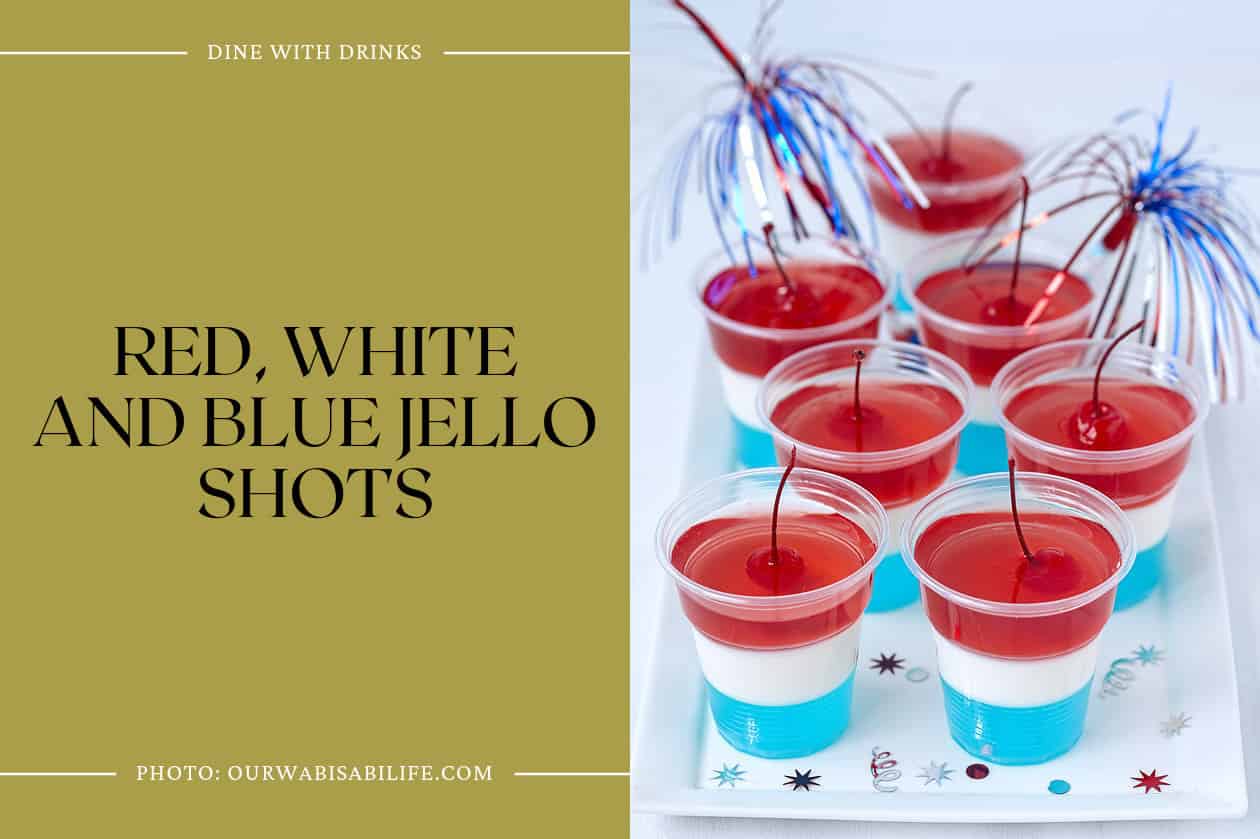 Red, White And Blue Jello Shots