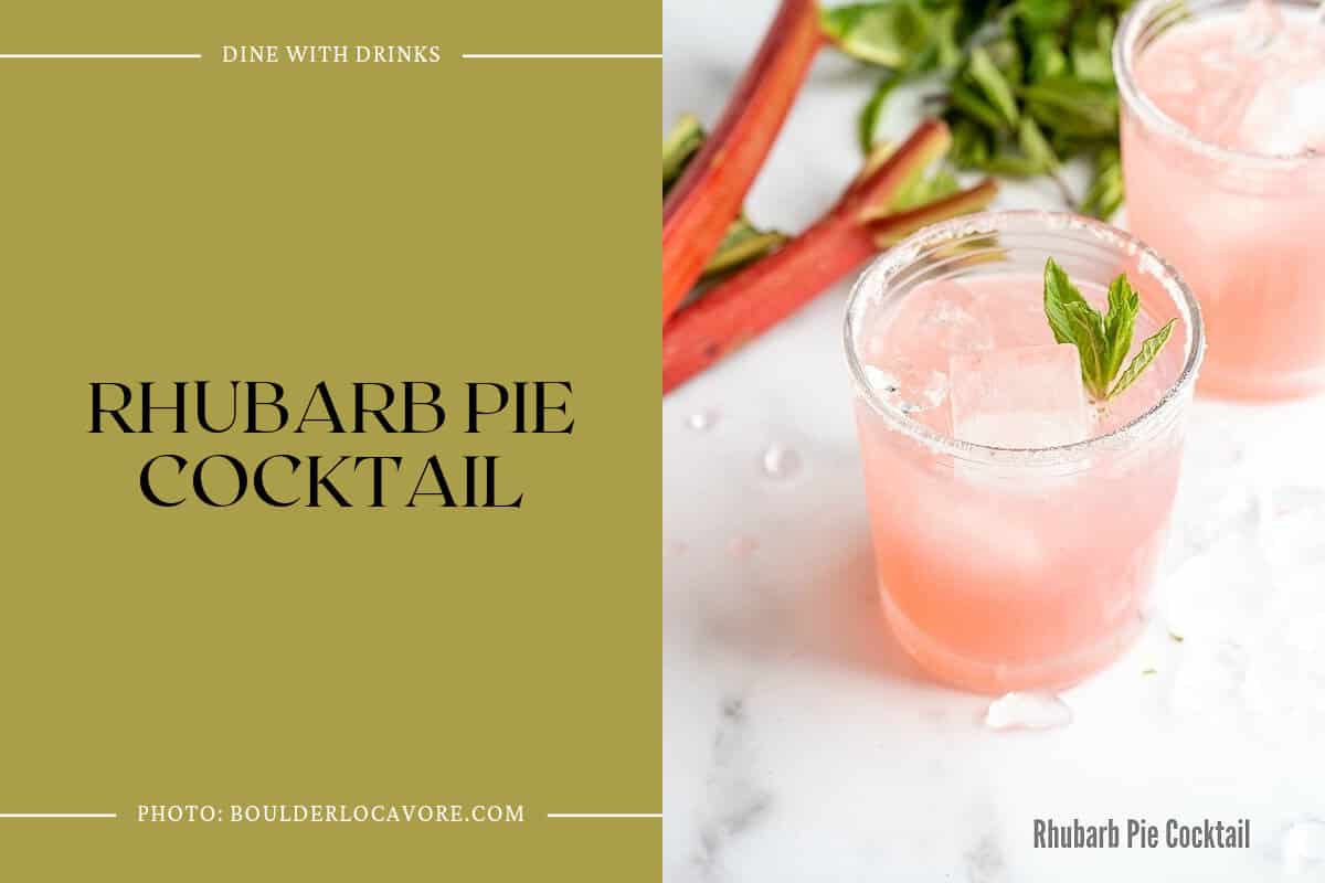 Rhubarb Pie Cocktail