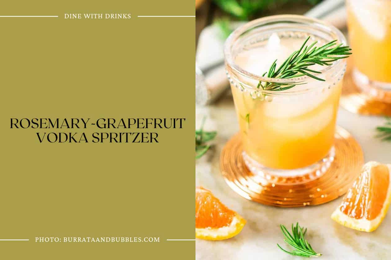Rosemary-Grapefruit Vodka Spritzer