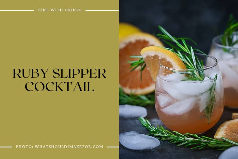 Ruby Slipper Cocktail