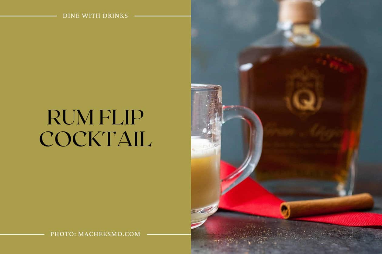 Rum Flip Cocktail