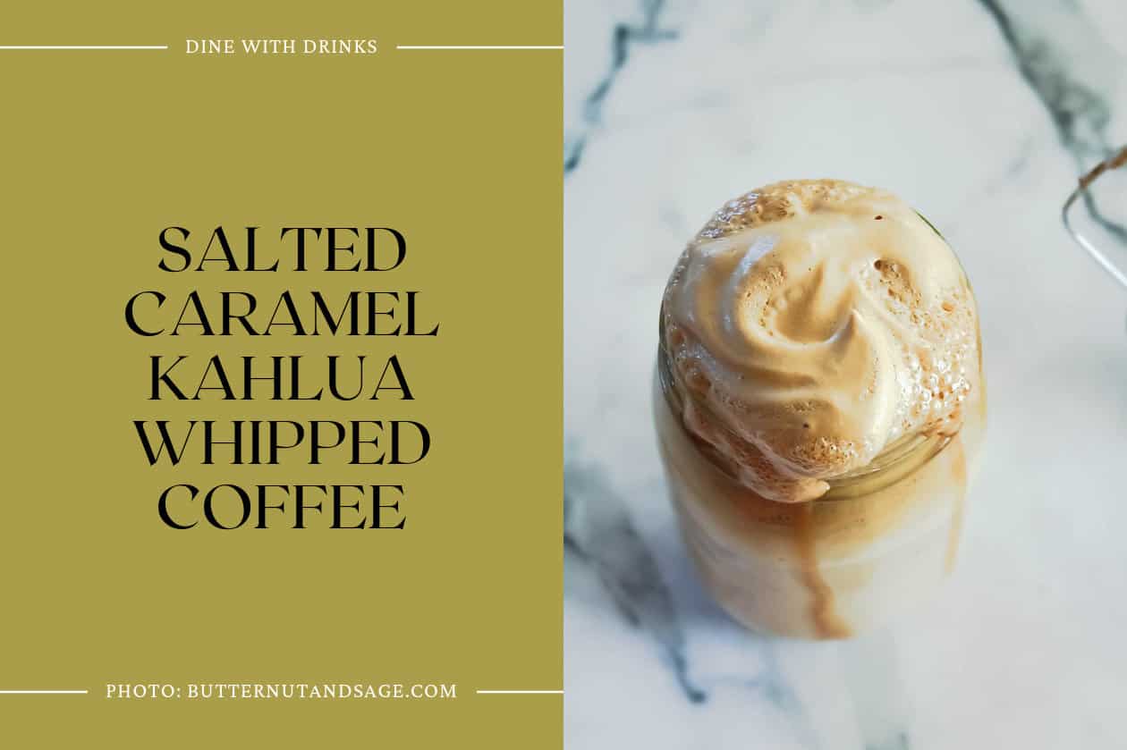 Salted Caramel Kahlua Whipped Coffee