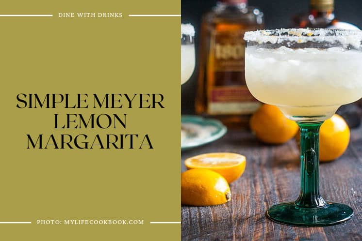 Simple Meyer Lemon Margarita