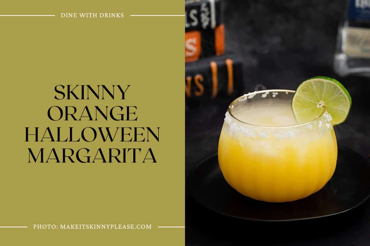 Skinny Orange Halloween Margarita