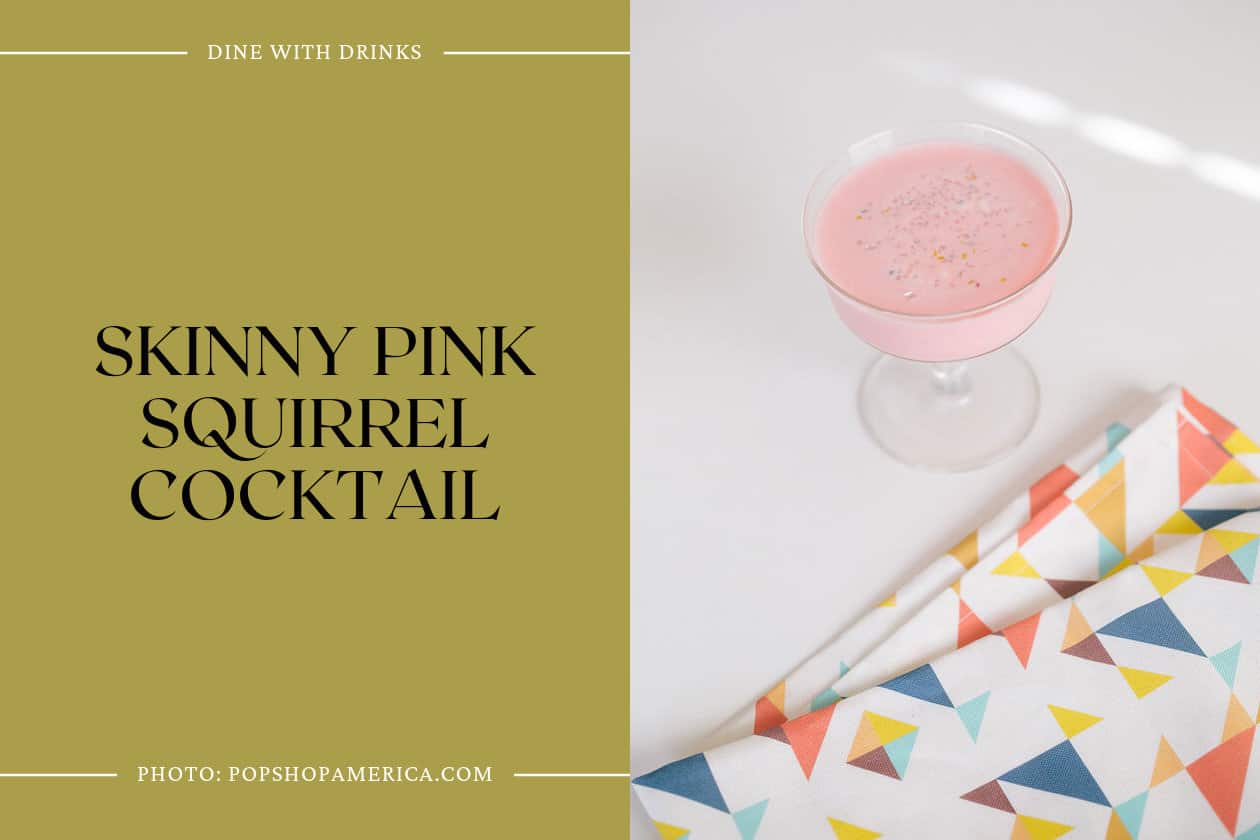 Skinny Pink Squirrel Cocktail