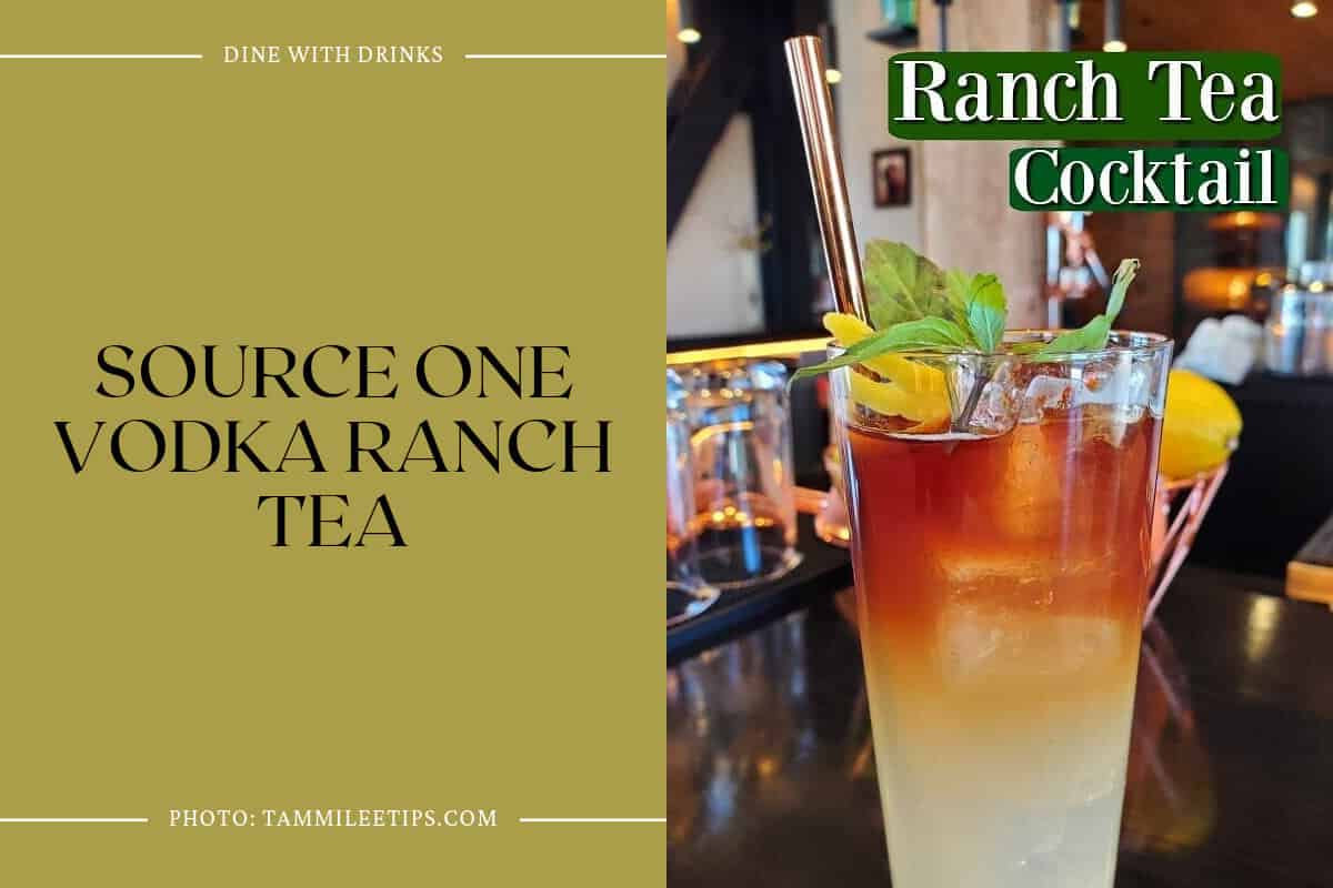 Source One Vodka Ranch Tea