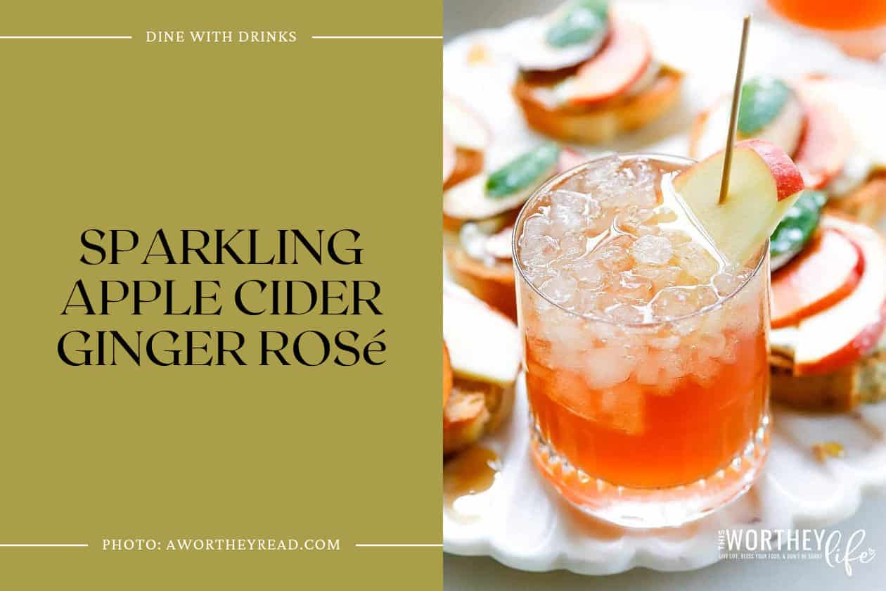 Sparkling Apple Cider Ginger Rosé