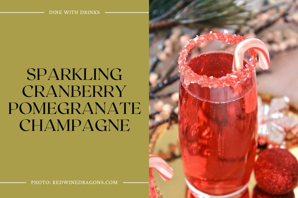 Sparkling Cranberry Pomegranate Champagne