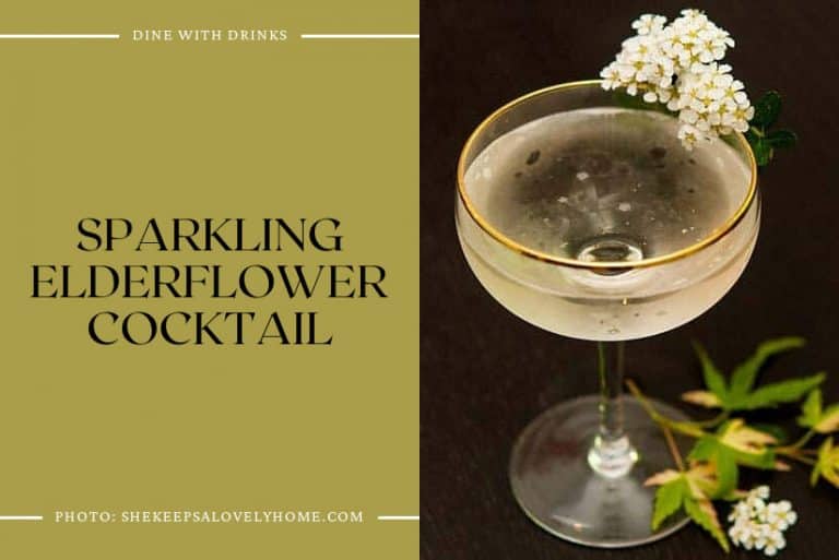 29 Elderflower Cocktails That Will Bloom Your Taste Buds DineWithDrinks   Sparkling Elderflower Cocktail 768x513 