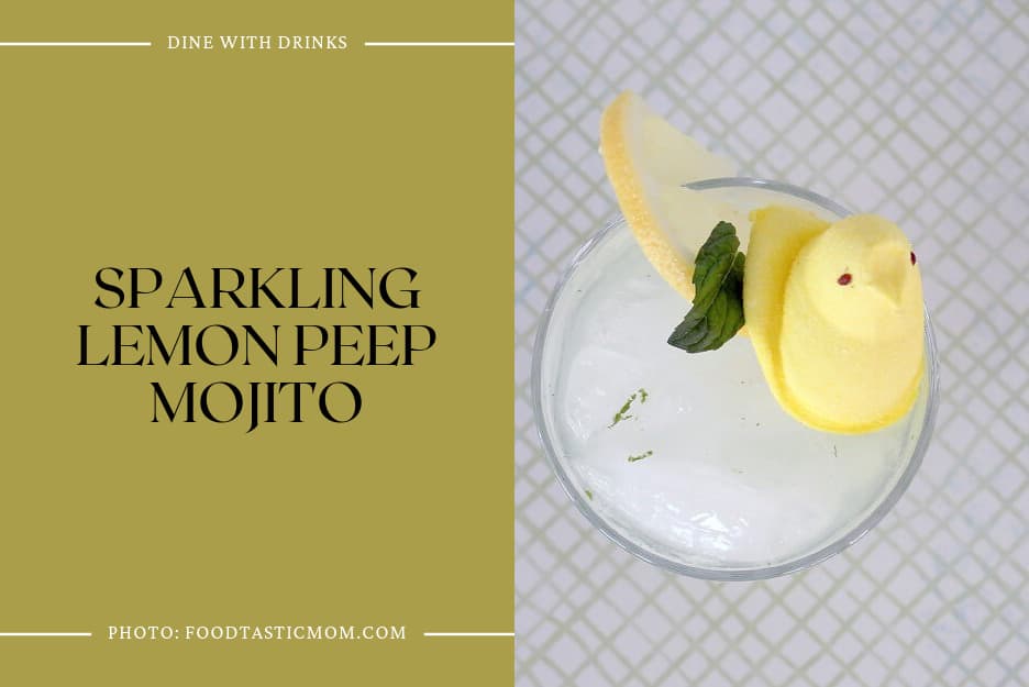 Sparkling Lemon Peep Mojito