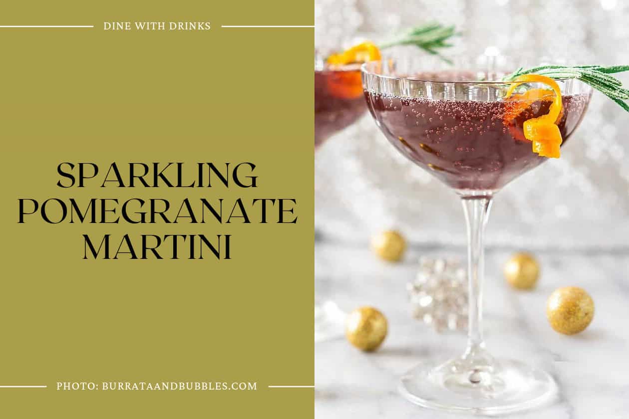 Sparkling Pomegranate Martini