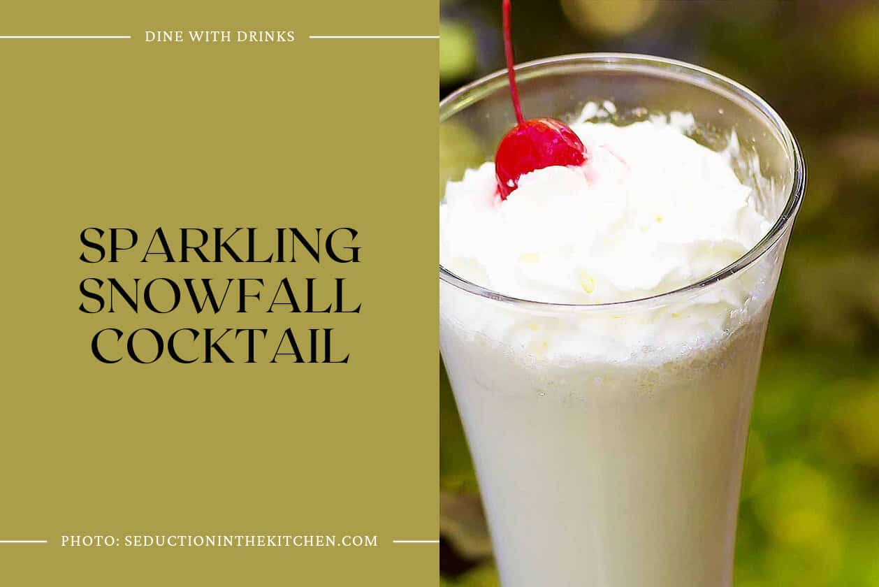 Sparkling Snowfall Cocktail