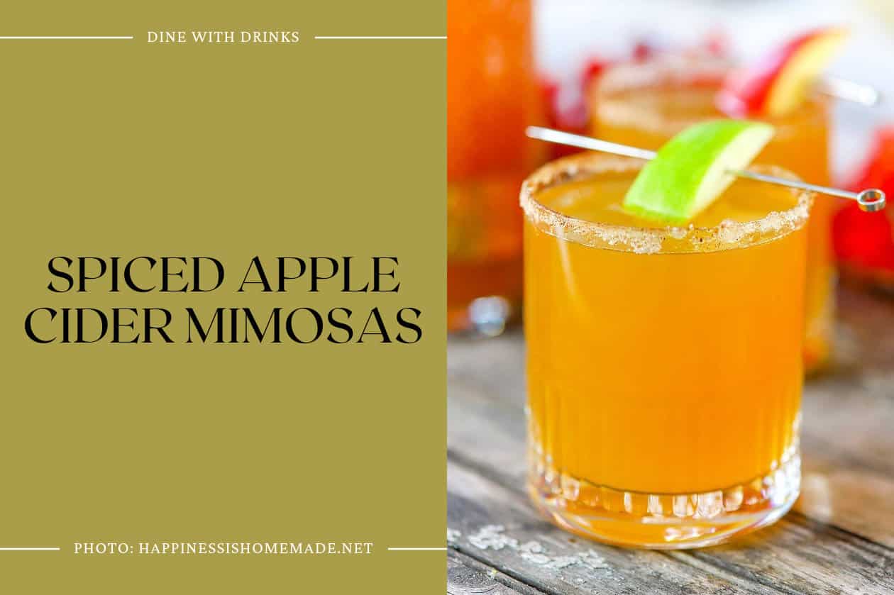 Spiced Apple Cider Mimosas