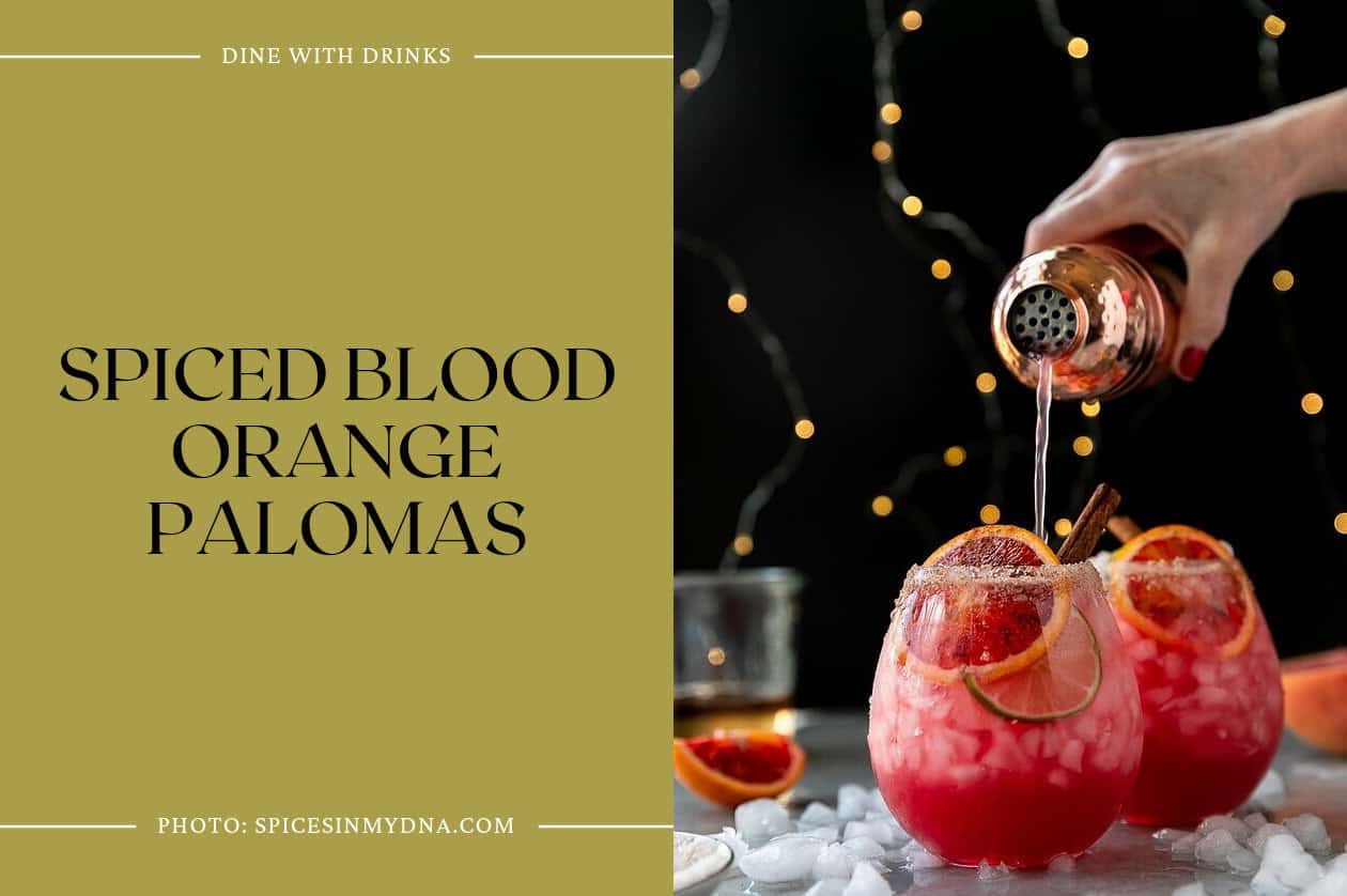 Spiced Blood Orange Palomas