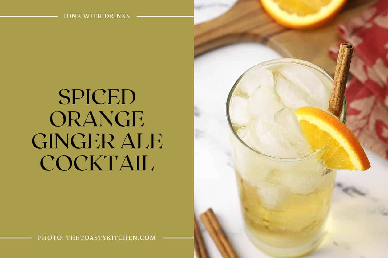 Spiced Orange Ginger Ale Cocktail