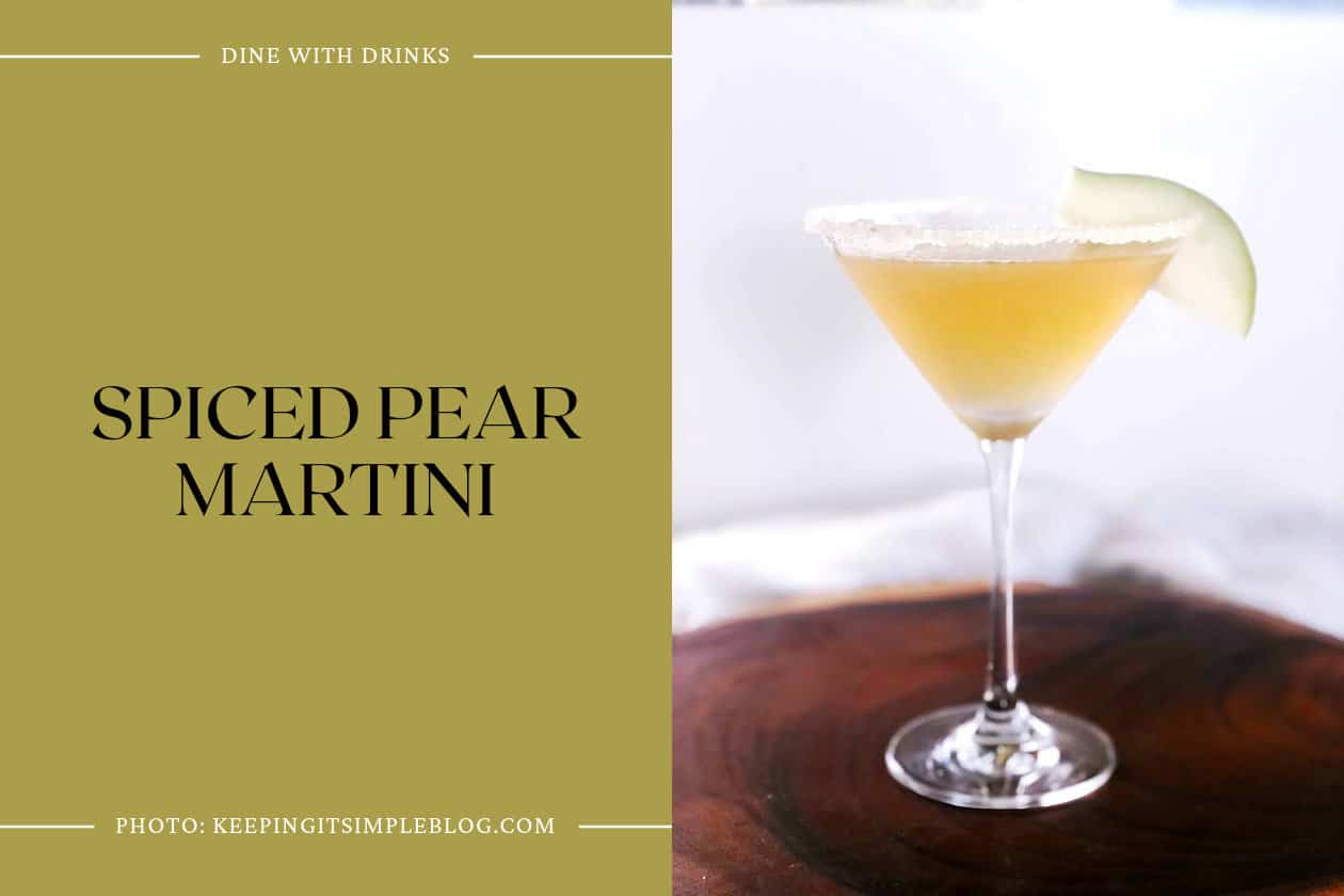 Spiced Pear Martini