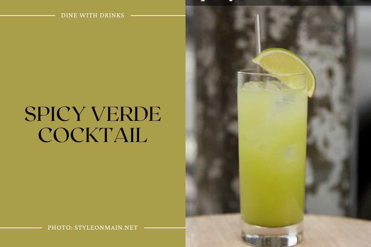 Spicy Verde Cocktail