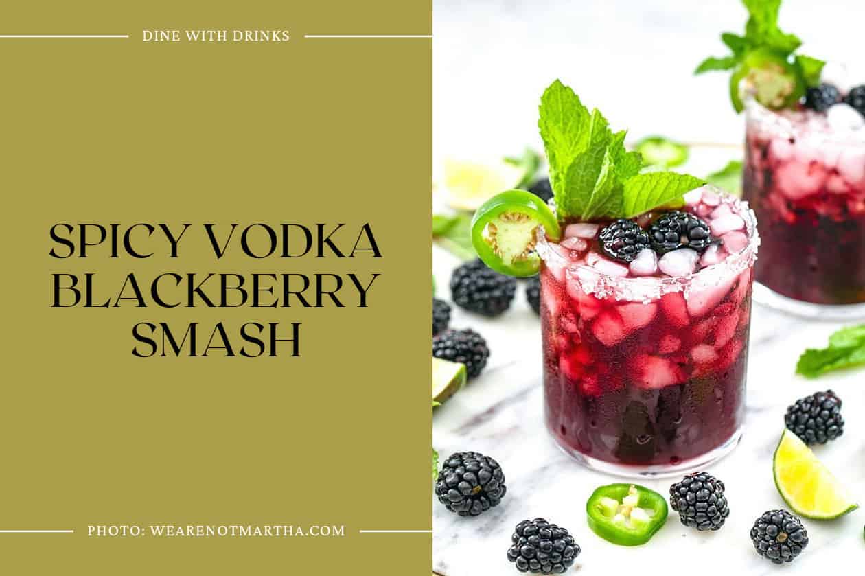 Spicy Vodka Blackberry Smash