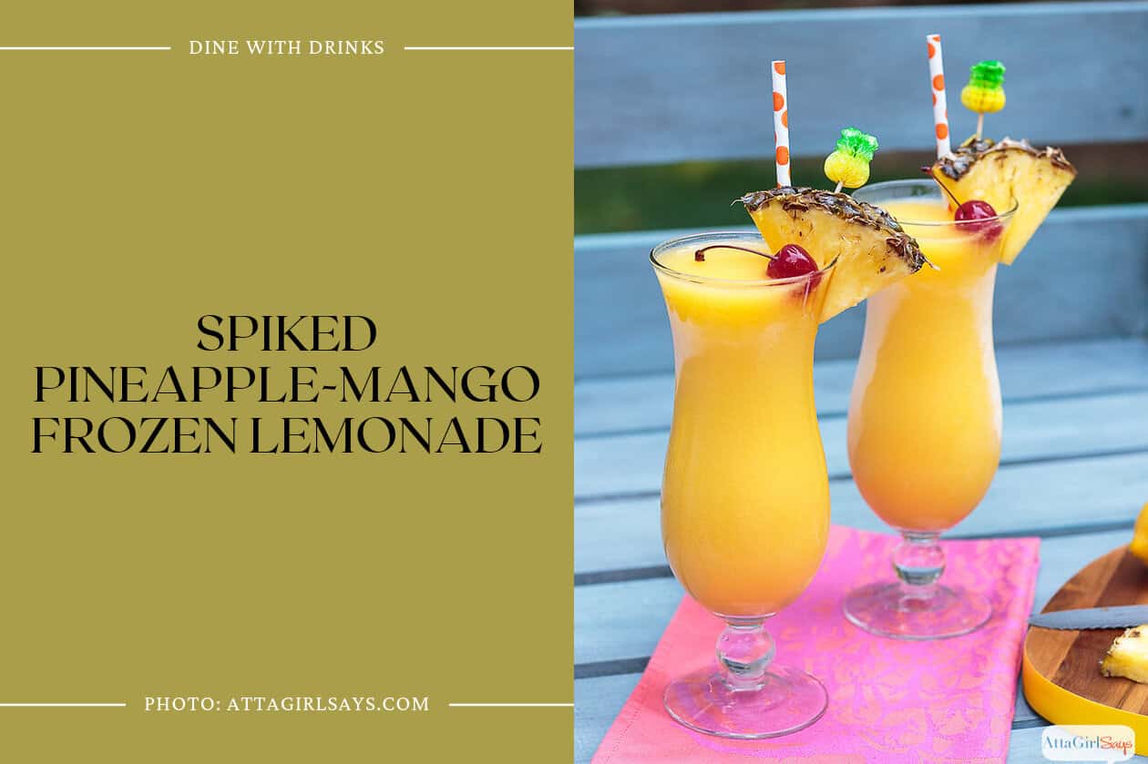 Spiked Pineapple-Mango Frozen Lemonade