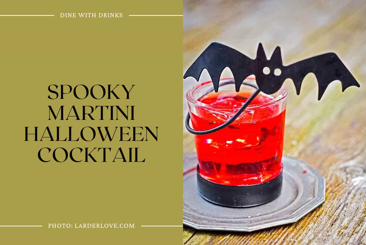 Spooky Martini Halloween Cocktail