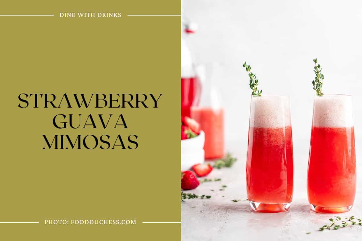 Strawberry Guava Mimosas
