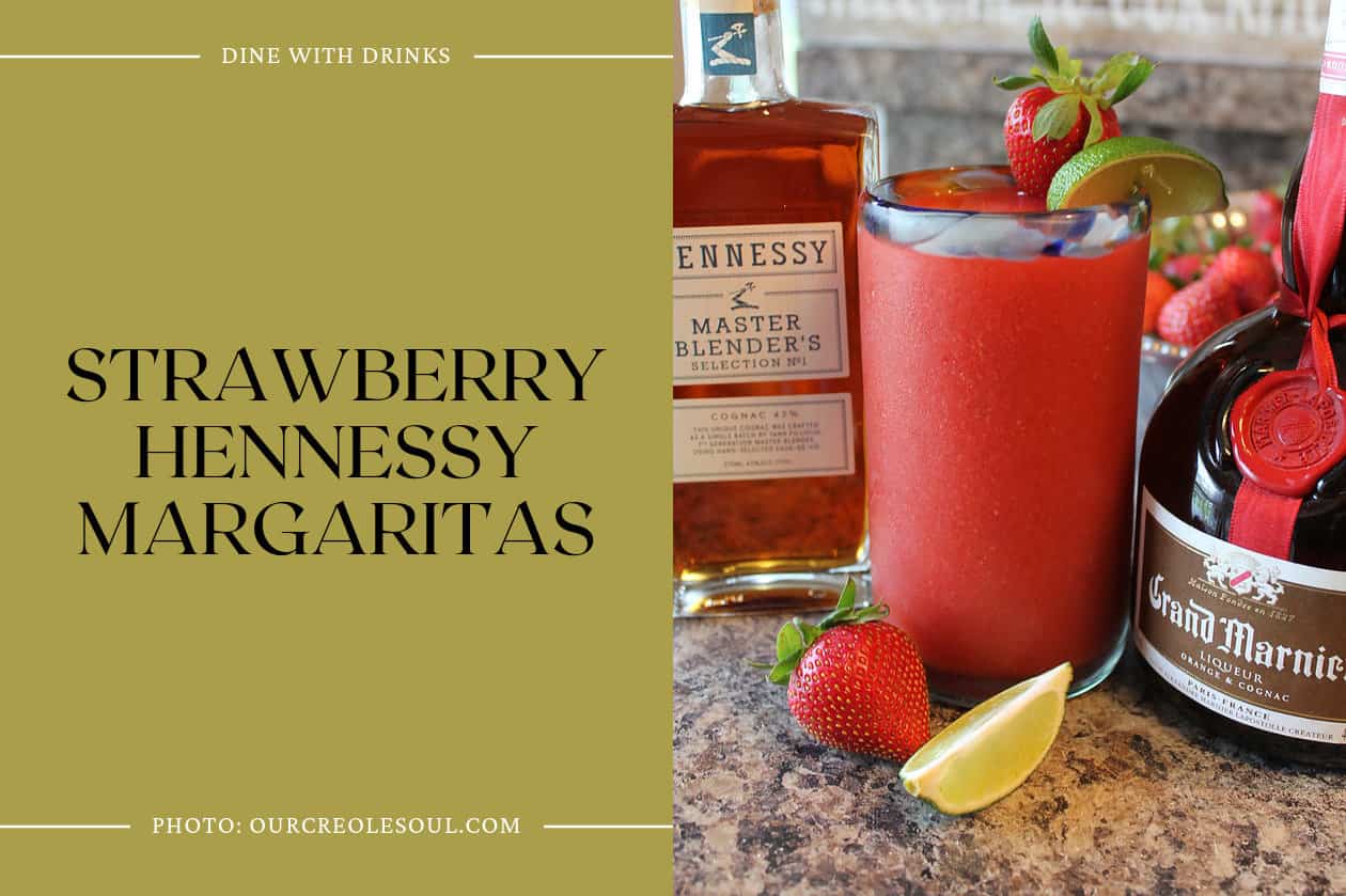 Strawberry Hennessy Margaritas